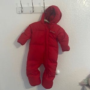 Columbia Snow Suit 12-18 months Red